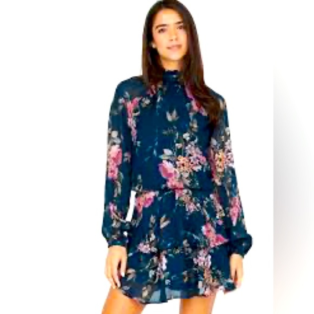 Women's Fit & Flare Casual Soft Short Dress (tie neck detail) (2 for $20)